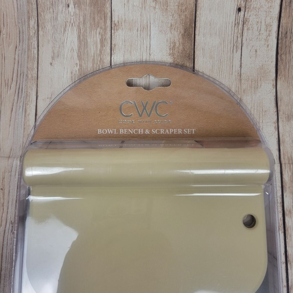 CWC Baking Mat Cookie Cutters Bowl Bench Scraper Set Flower Butterfly - Picture 4 of 5